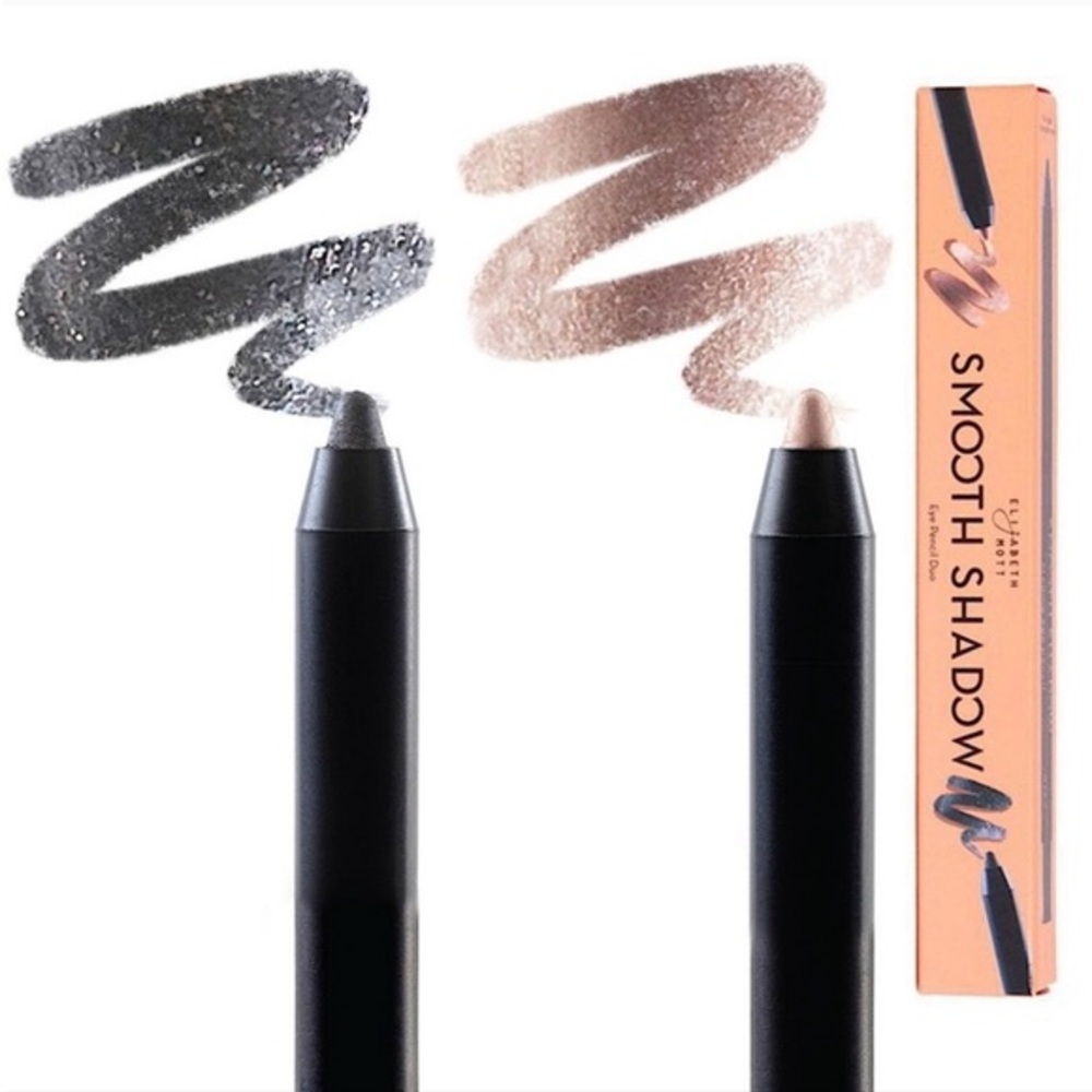 Elizabeth Mott | Smooth Shadow Eye Pencil Duo in Pearl and Raven